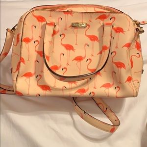 Kate Spade Flamingo Felix Newbury Lane Satchel Bag